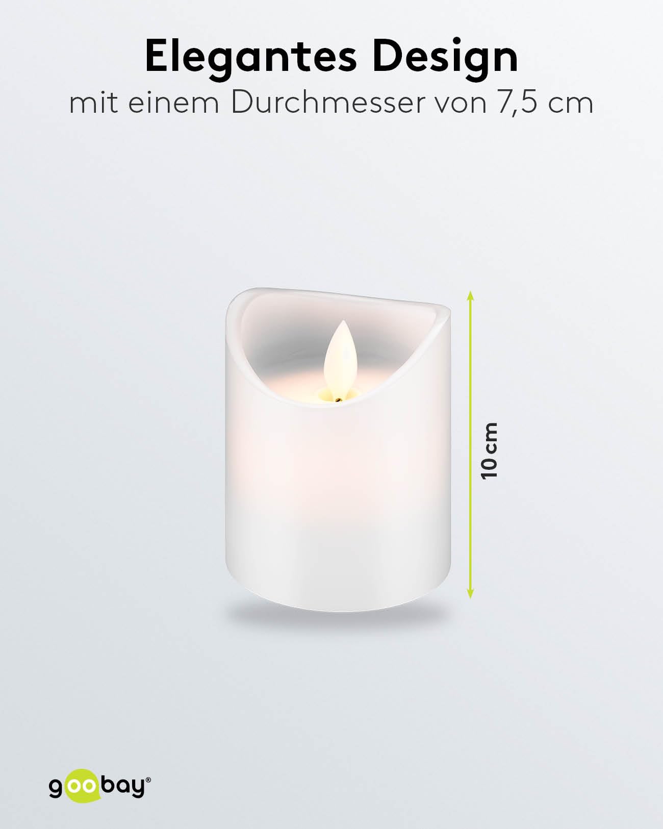goobay-led-kerze-timer-10-cm-wei-echtwachs-warm image 4