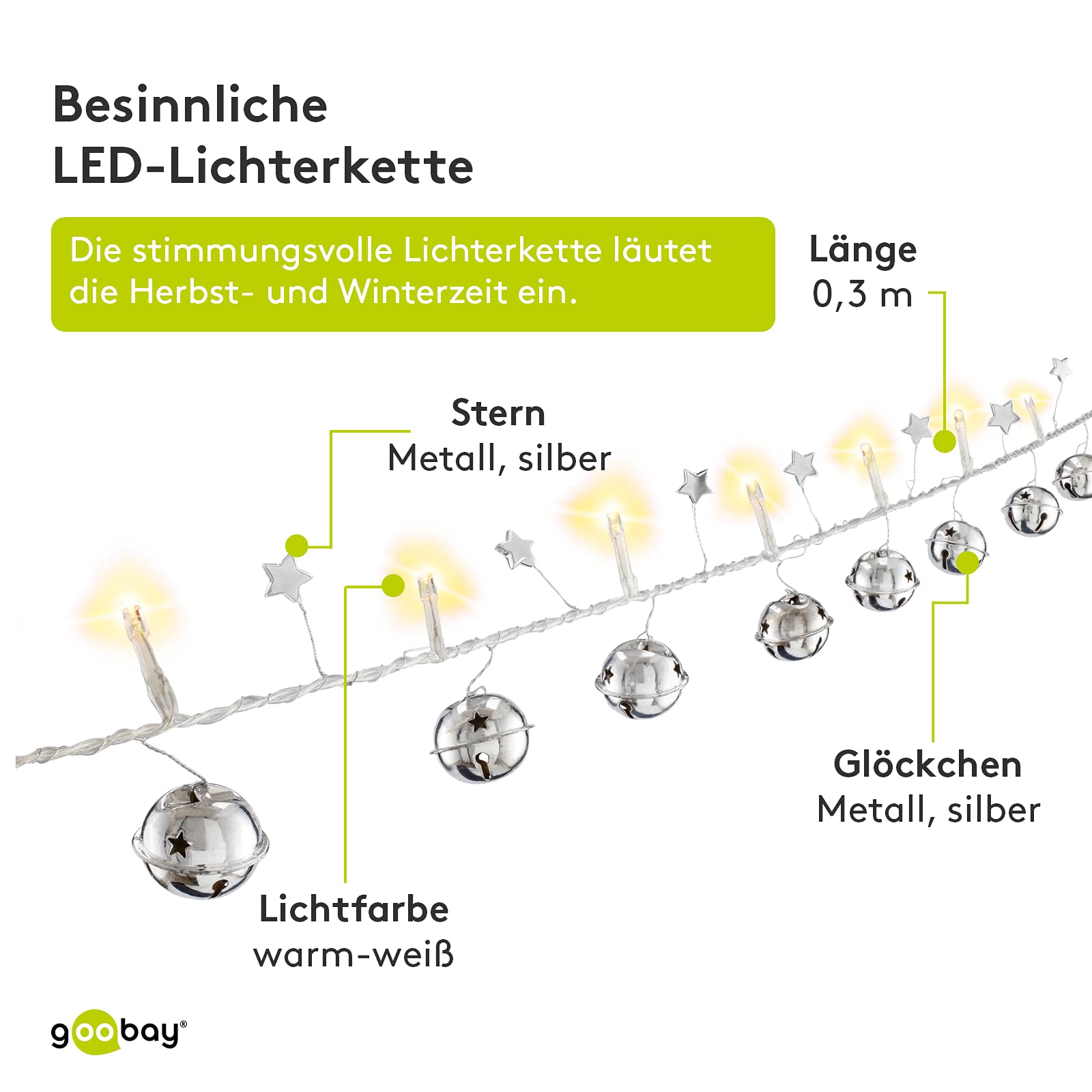 goobay-power-led-lichterkette-10-leds-silber-sterne-1-3-m image 3