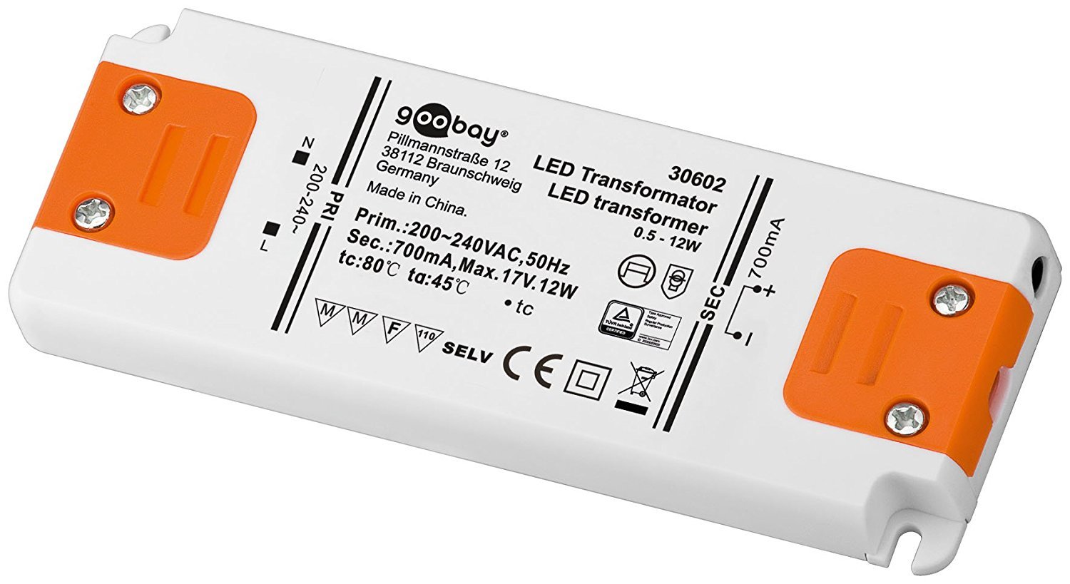 goobay-workshop-30602-led-trafo-12-w-dimmbar-230v-17v image 1
