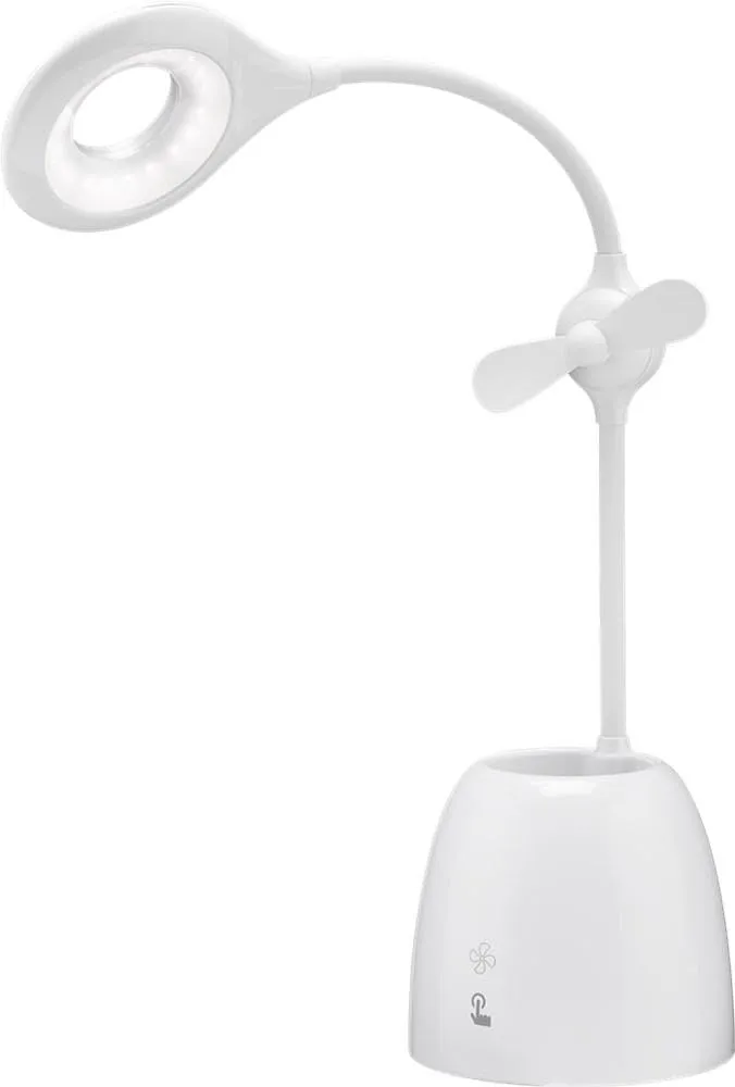 goobay-55495-led-schreibtischleuchte-ventilator-akku-wei image 1