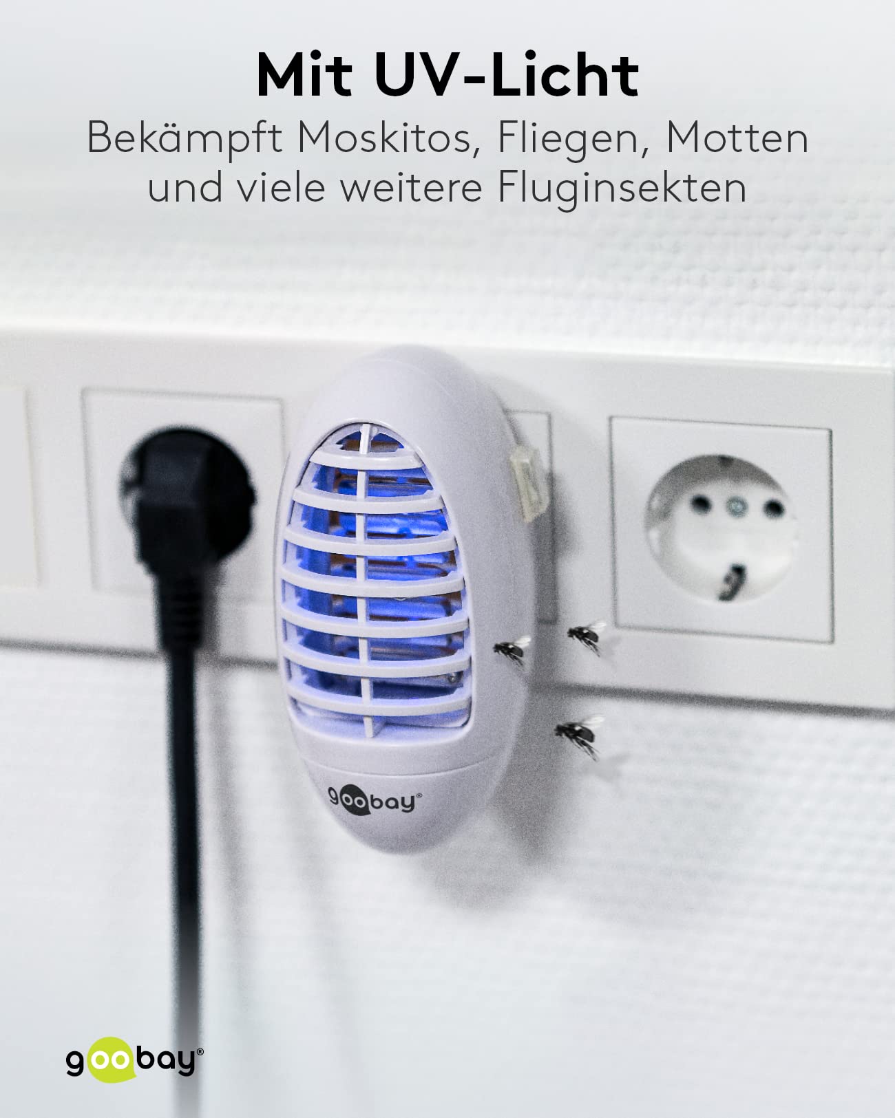 goobay-uv-led-insektenvernichter-steckdose-wei-1w-20m image 7