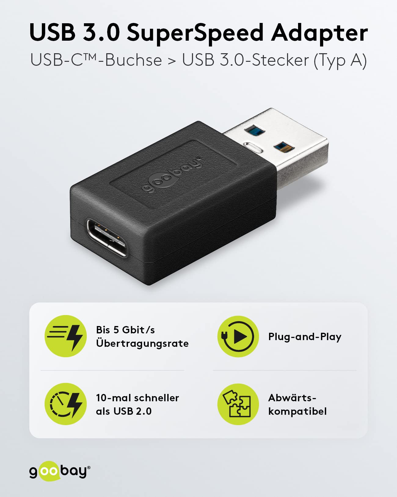 goobay-audio-video-45400-usb-3-0-auf-usb-c-adapter-schwarz image 2