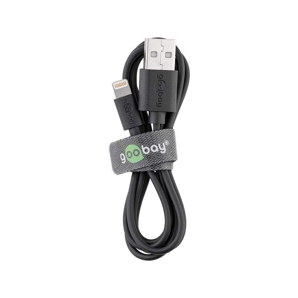 goobay-mobility-63523-lightning-kabel-1m-schwarz-mfi image 3