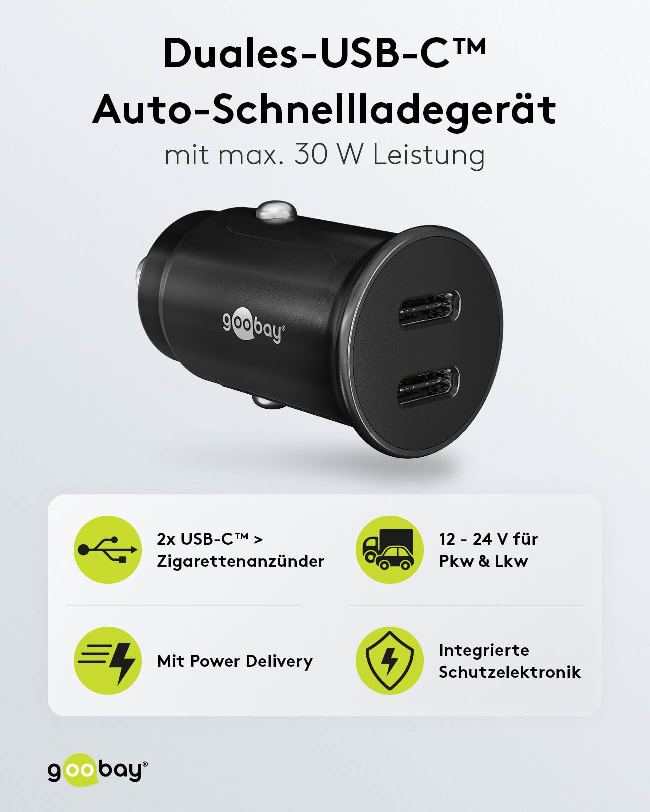 goobay-mobility-usb-c-autoladeger-t-30w-pd-12-24v-mini image 2