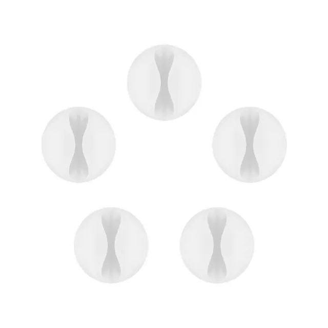 goobay-notebook-pc-kabelhalter-wei-5er-set-selbstklebend image 1