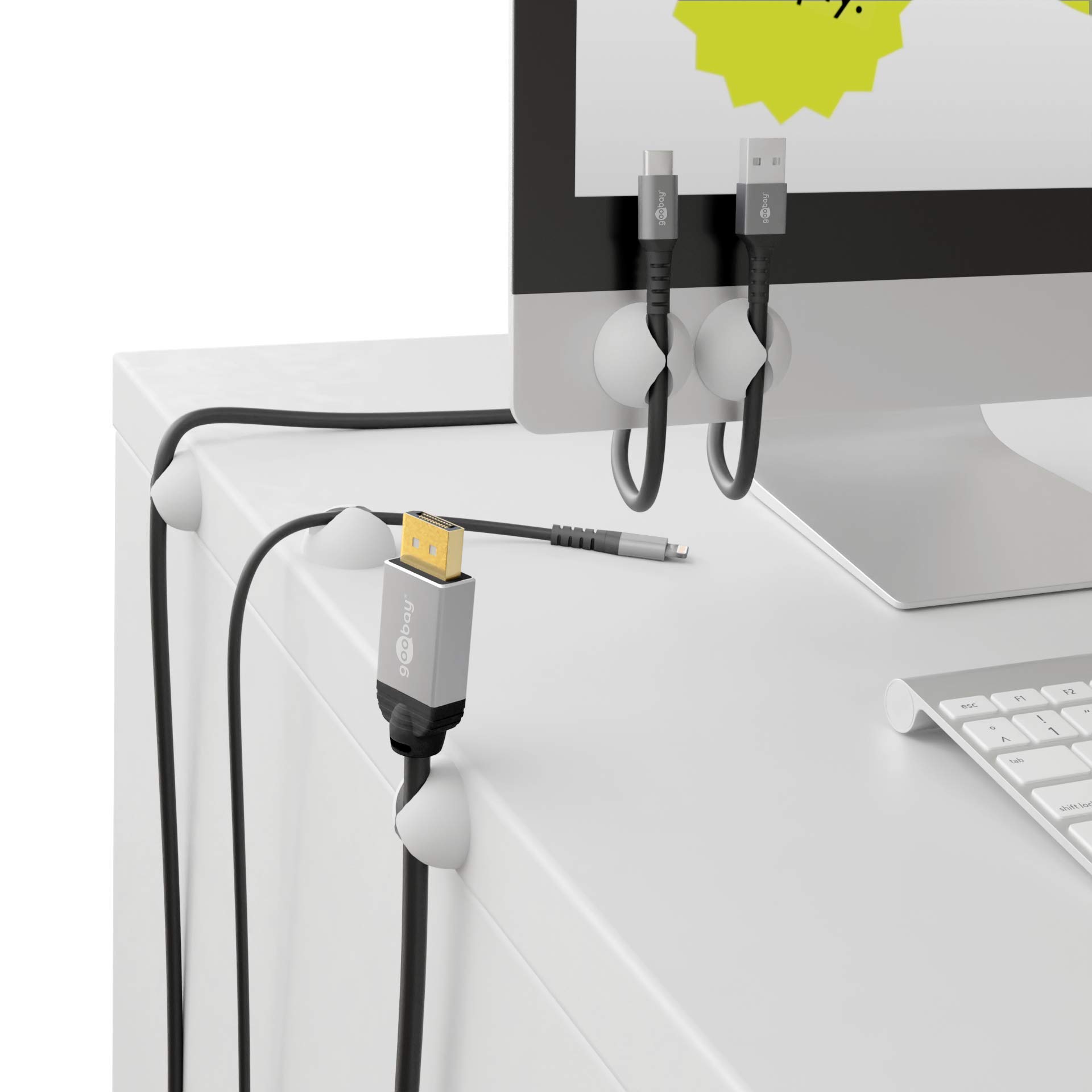 goobay-notebook-pc-kabelhalter-wei-5er-set-selbstklebend image 6