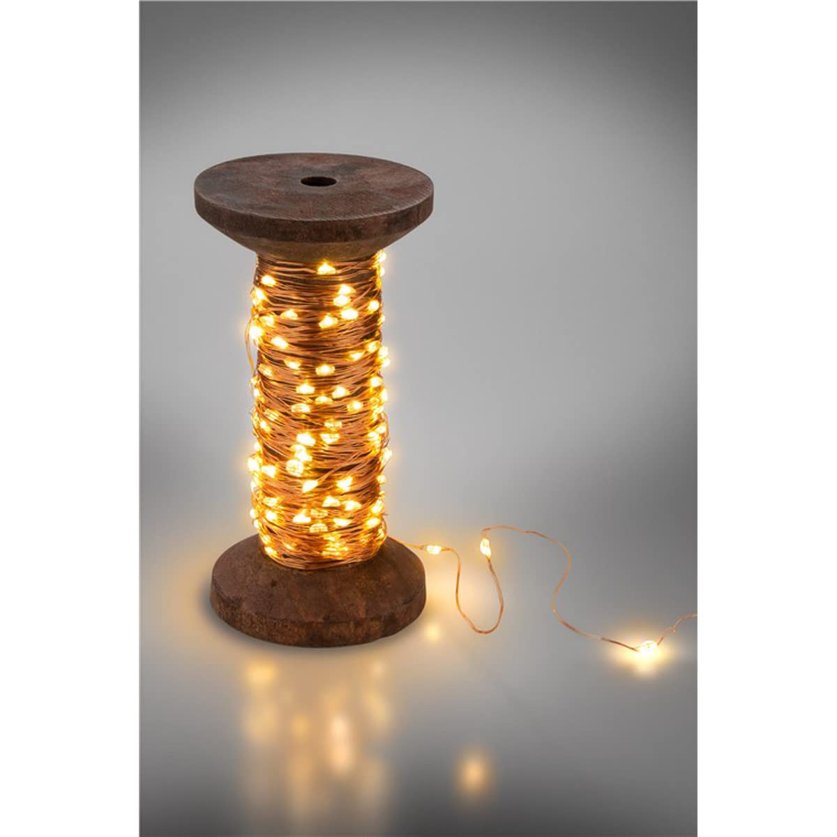 goobay-led-lichterkette-garnspule-echtholz-15m-warmwei image 6