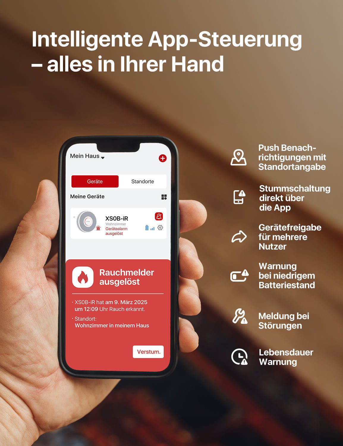 x-sense-xs0b-ir-rauchmelder-wlan-1-st-ck-mit-sprachalarm image 2