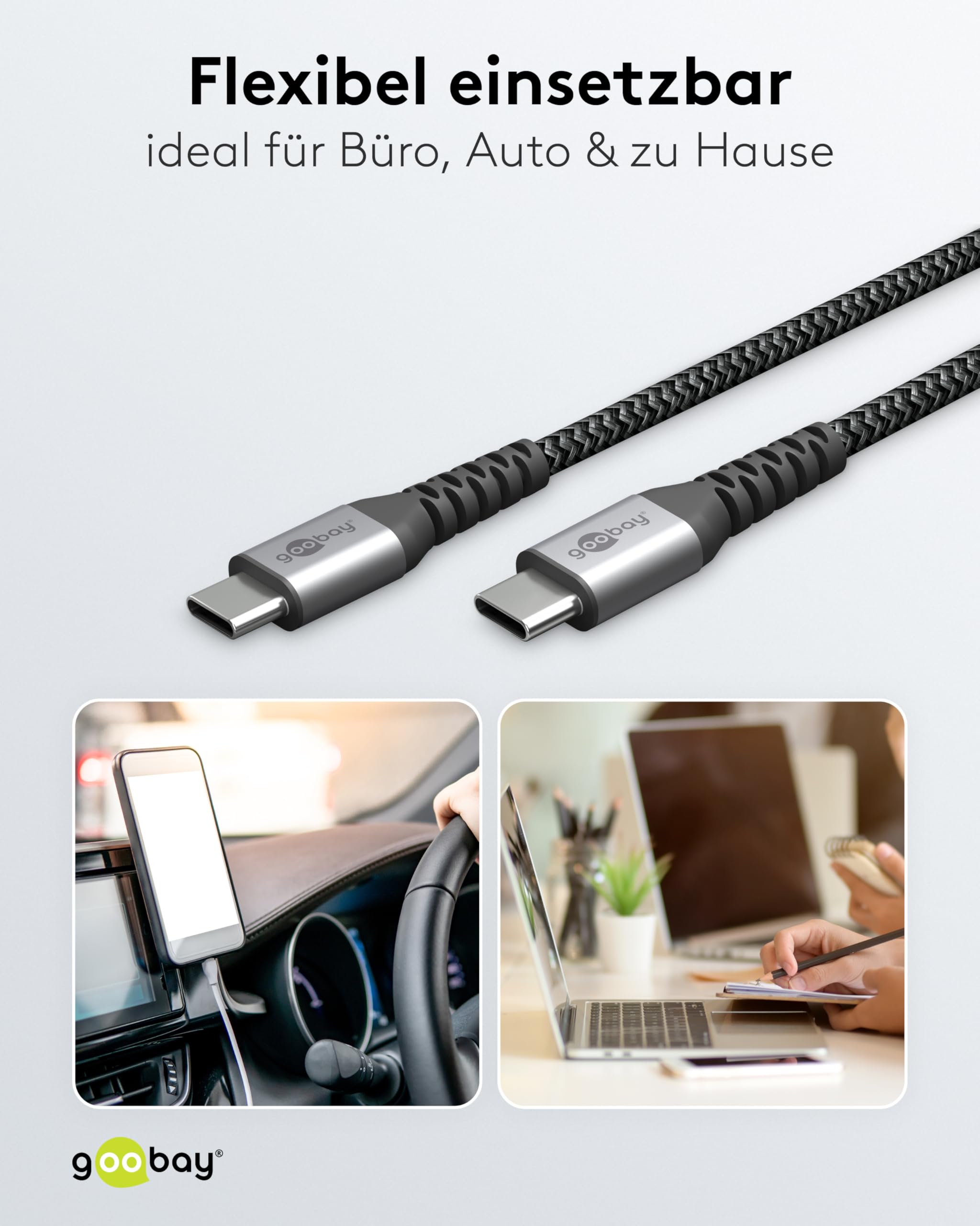 goobay-mobility-79559-usb-c-textilkabel-0-15m-60w-grau image 6
