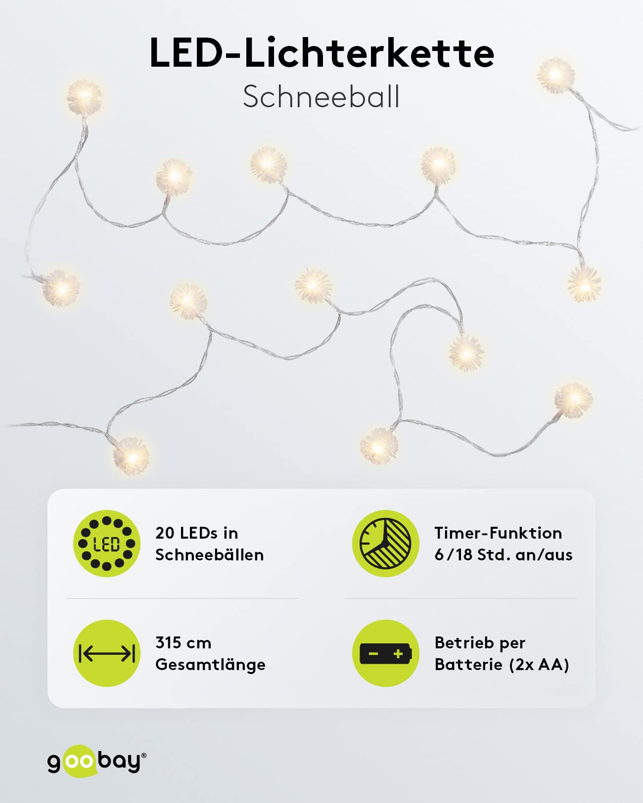 goobay-power-led-schneeball-lichterkette-20-leds-warmwei-timer image 2