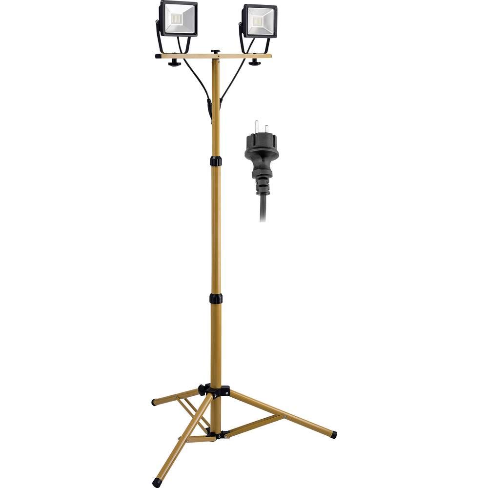 goobay-power-led-baustrahler-2x-20w-stativ-ip65-schwarz-gelb image 2