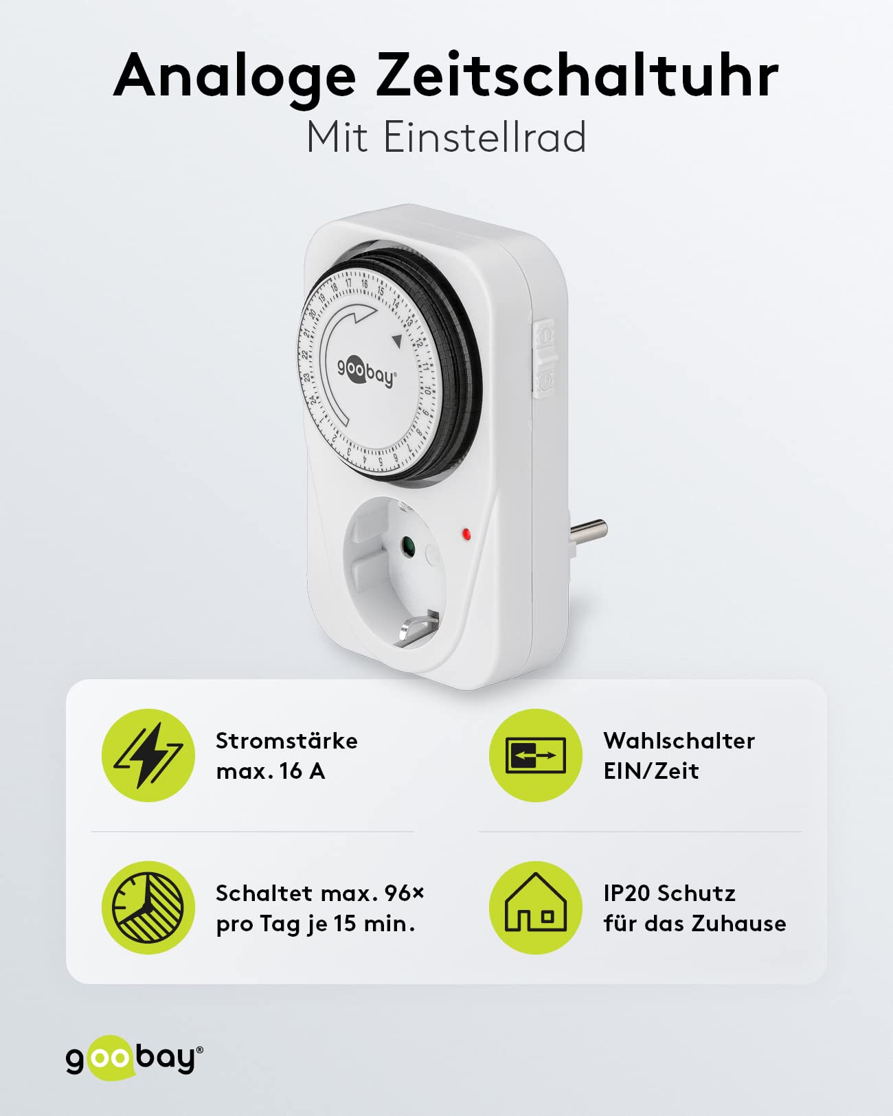 goobay-power-zeitschaltuhr-analog-3500w-mechanisch-wei image 2