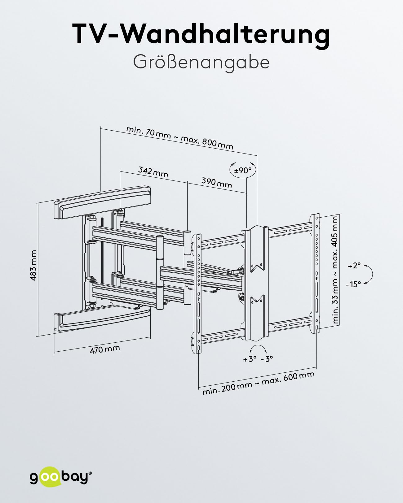 goobay-mounts-49935-tv-wandhalterung-37-70-zoll-fullmotion image 3