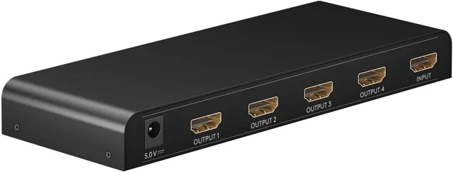 goobay-58482-hdmi-splitter-1-in-4-out-verteiler-4k-30hz image 1