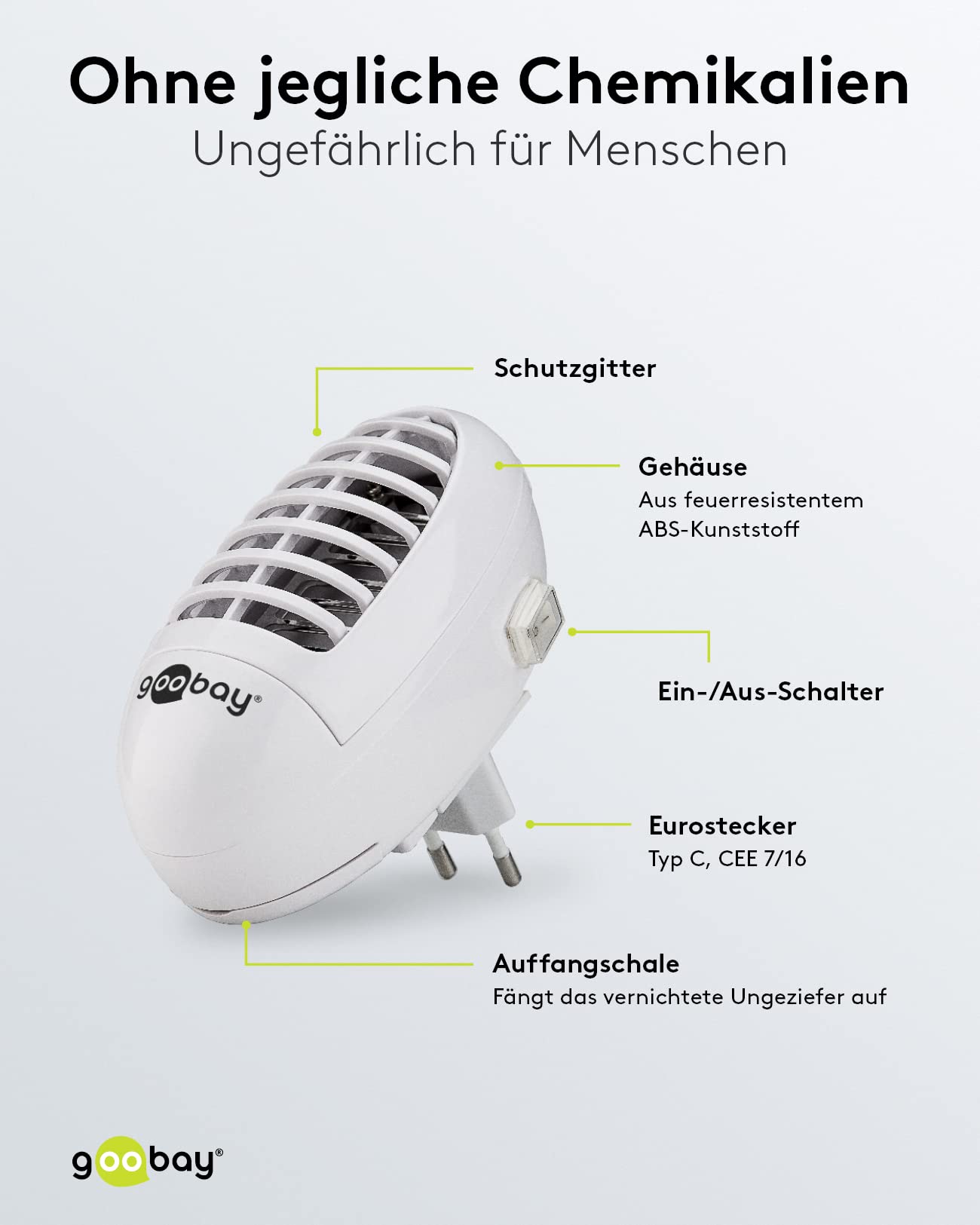 goobay-uv-led-insektenvernichter-steckdose-wei-1w-20m image 4