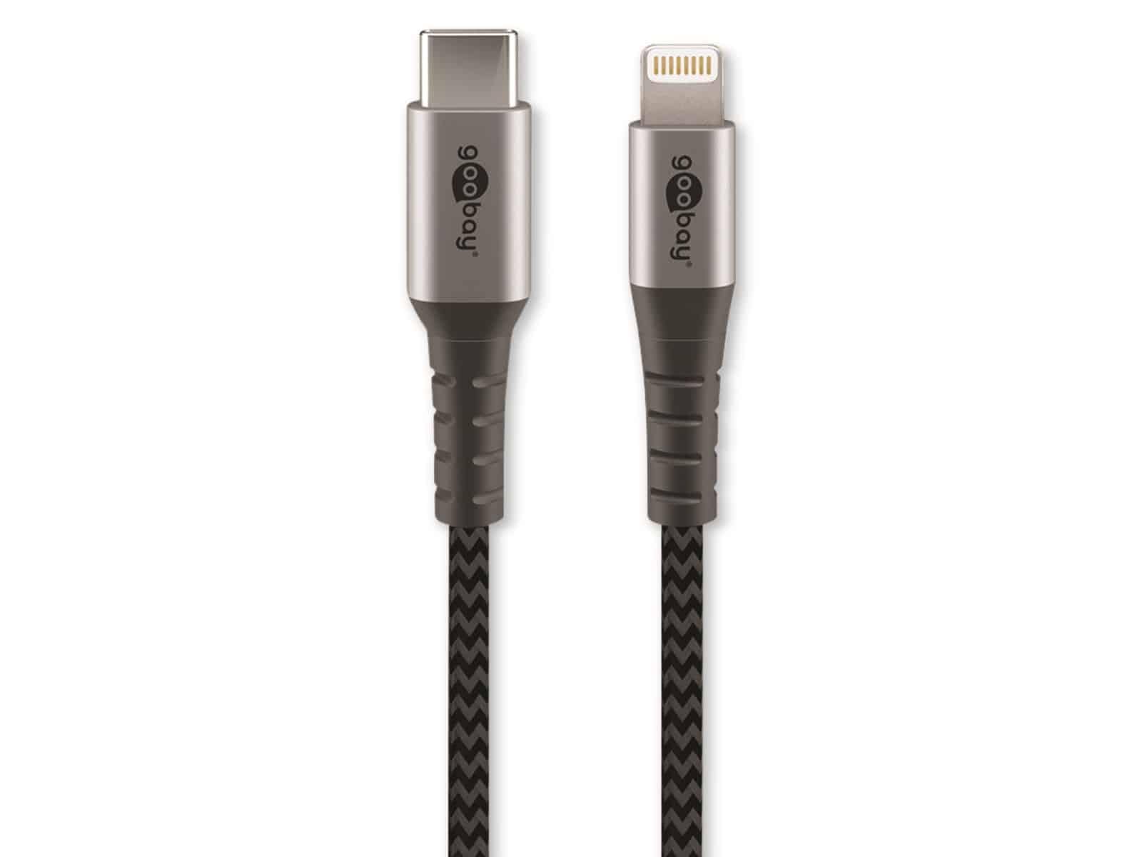 goobay-mobility-49269-lightning-kabel-usb-a-2m-grau-textil image 8