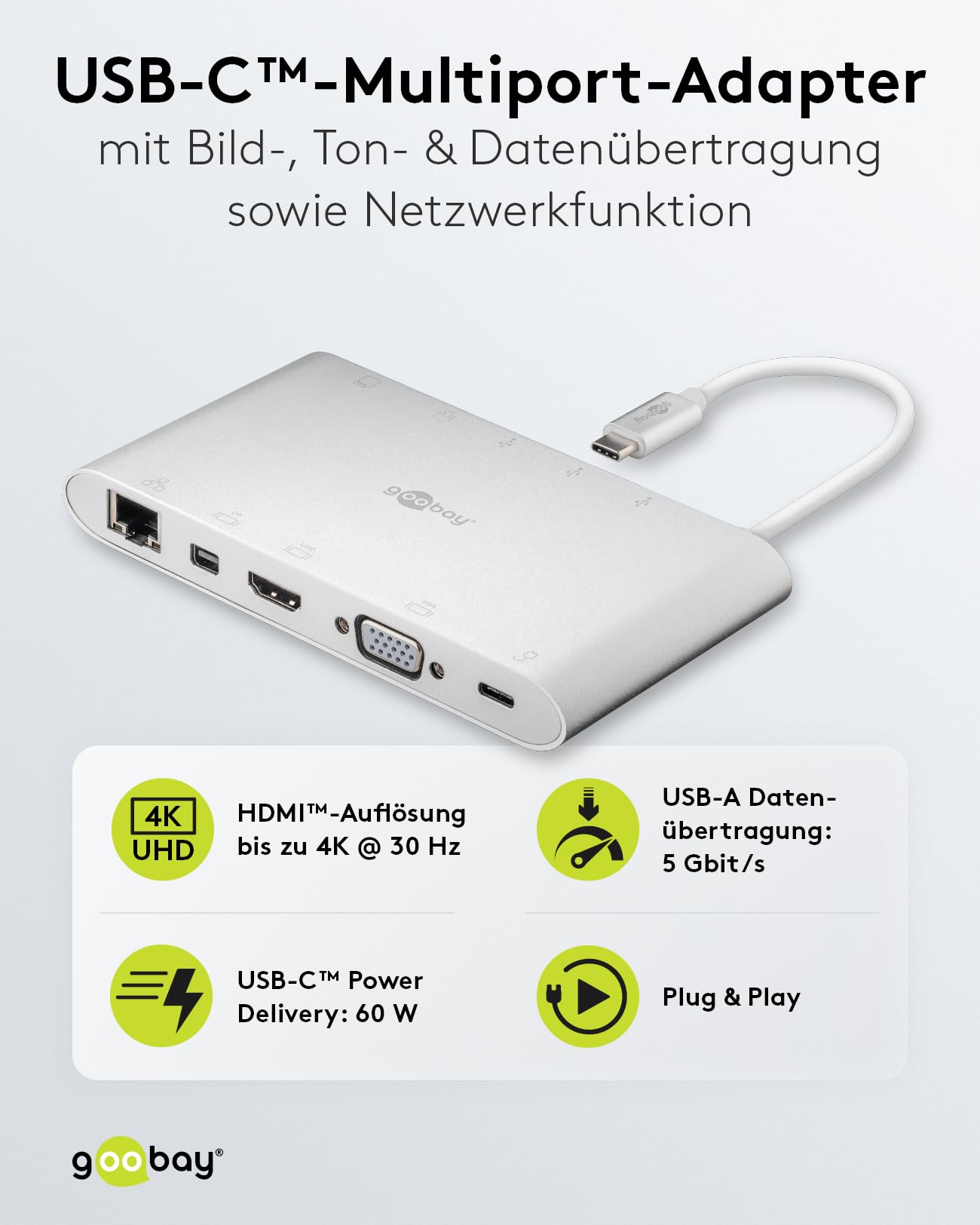 goobay-notebook-pc-62113-usb-c-hub-11-ports-hdmi-4k image 2