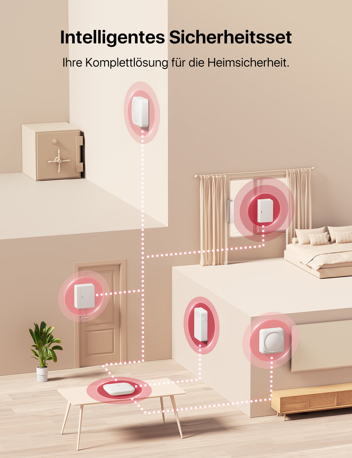 x-sense-as08-smart-home-alarmanlage-kit-mit-basisstation image 2