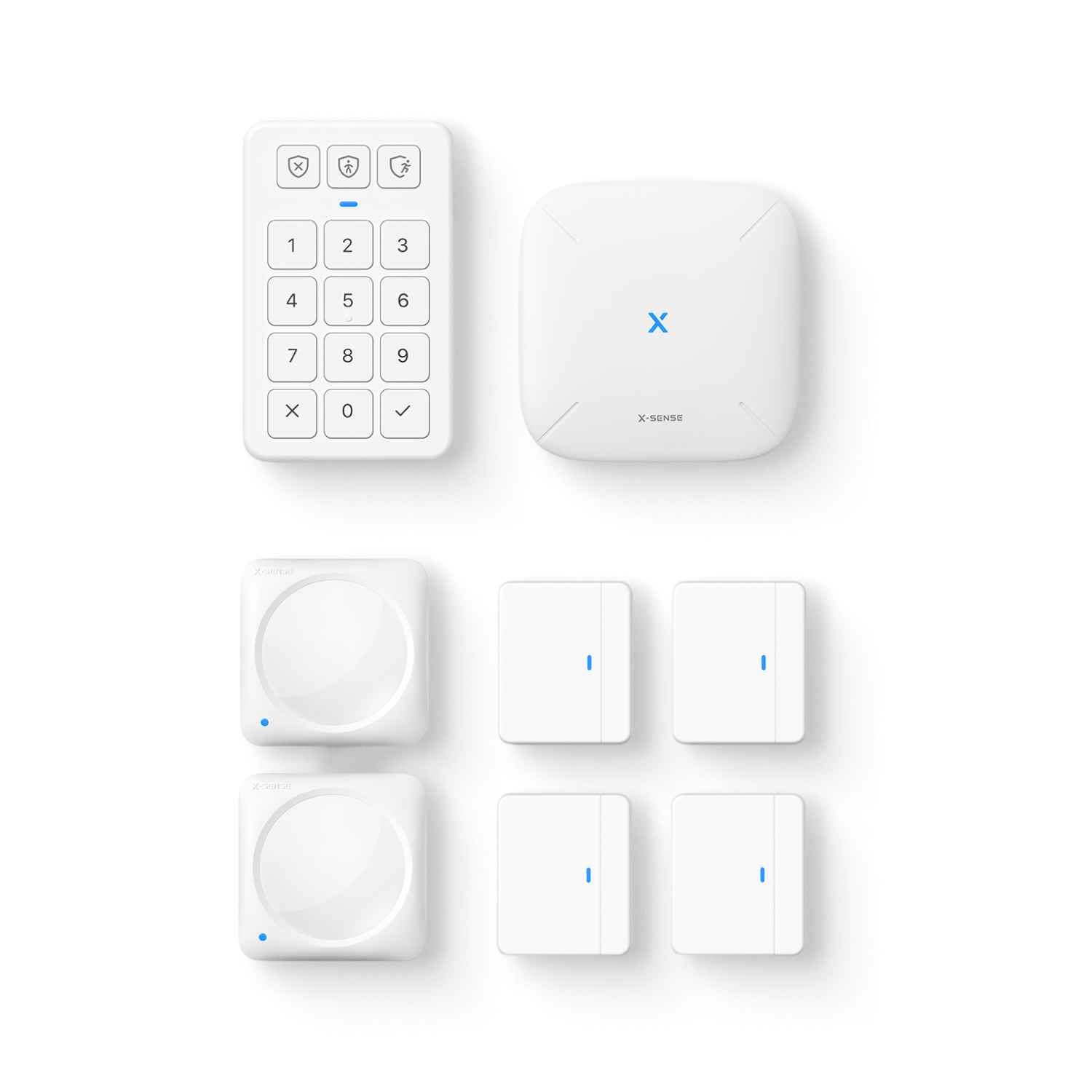 x-sense-as08-smart-home-alarmanlage-kit-mit-basisstation image 1
