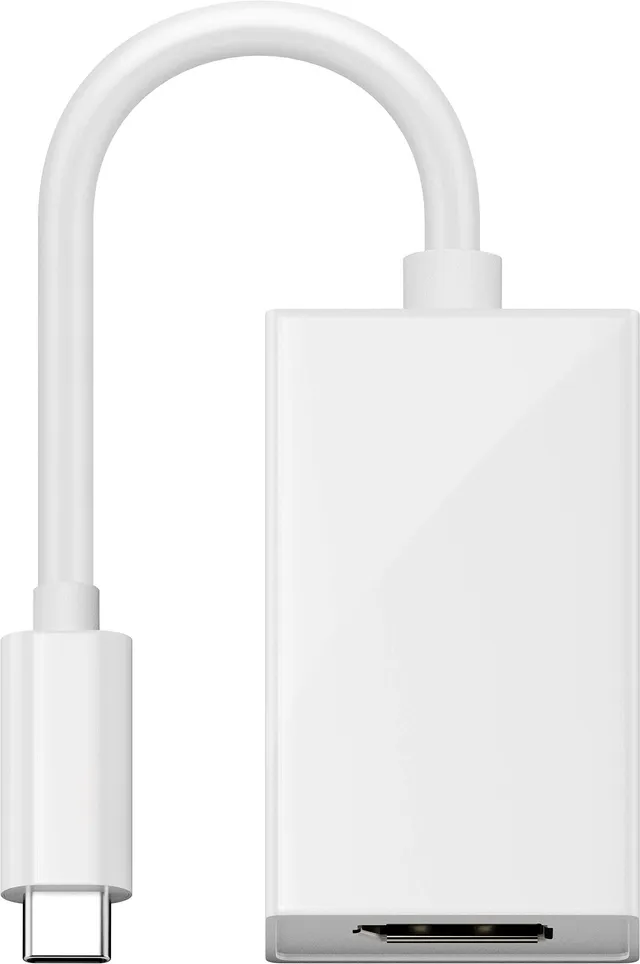 goobay-66257-usb-c-auf-displayport-adapter-0-2m-wei image 1
