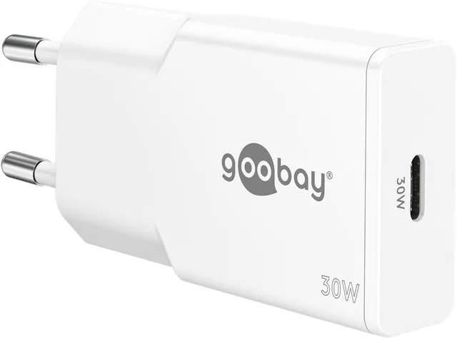 goobay-mobility-usb-c-gan-ladeger-t-30w-slim-wei-single image 1