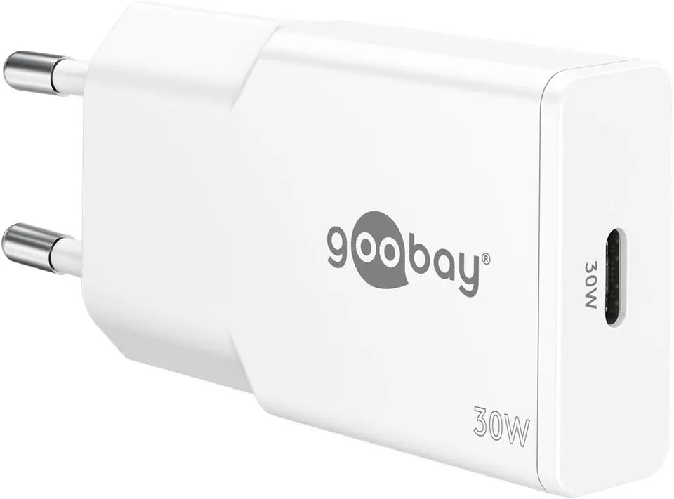 goobay-mobility-usb-c-gan-ladeger-t-30w-slim-wei-single image 1