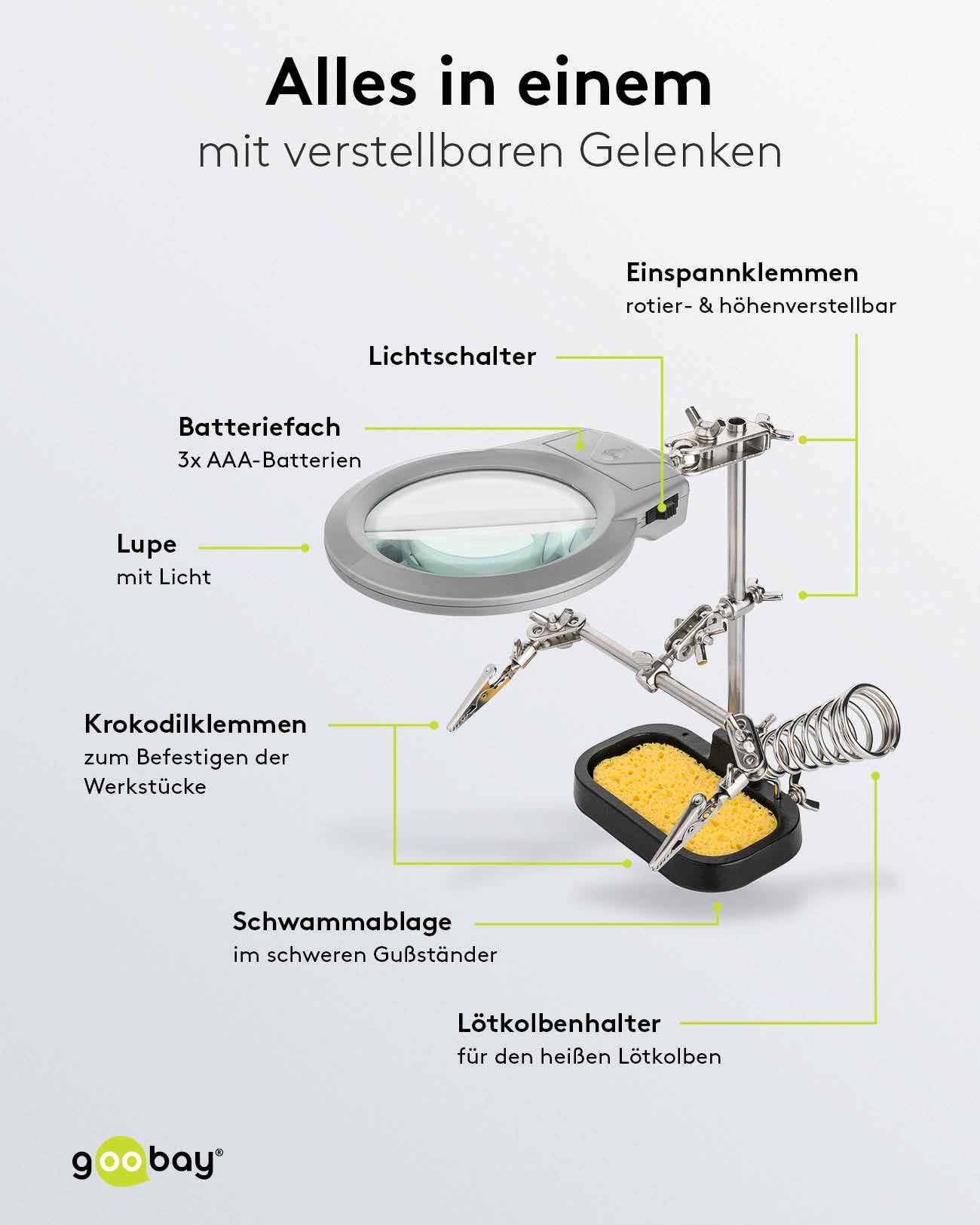 goobay-workshop-51226-l-thilfe-dritte-hand-lupe-led-schwarz image 5