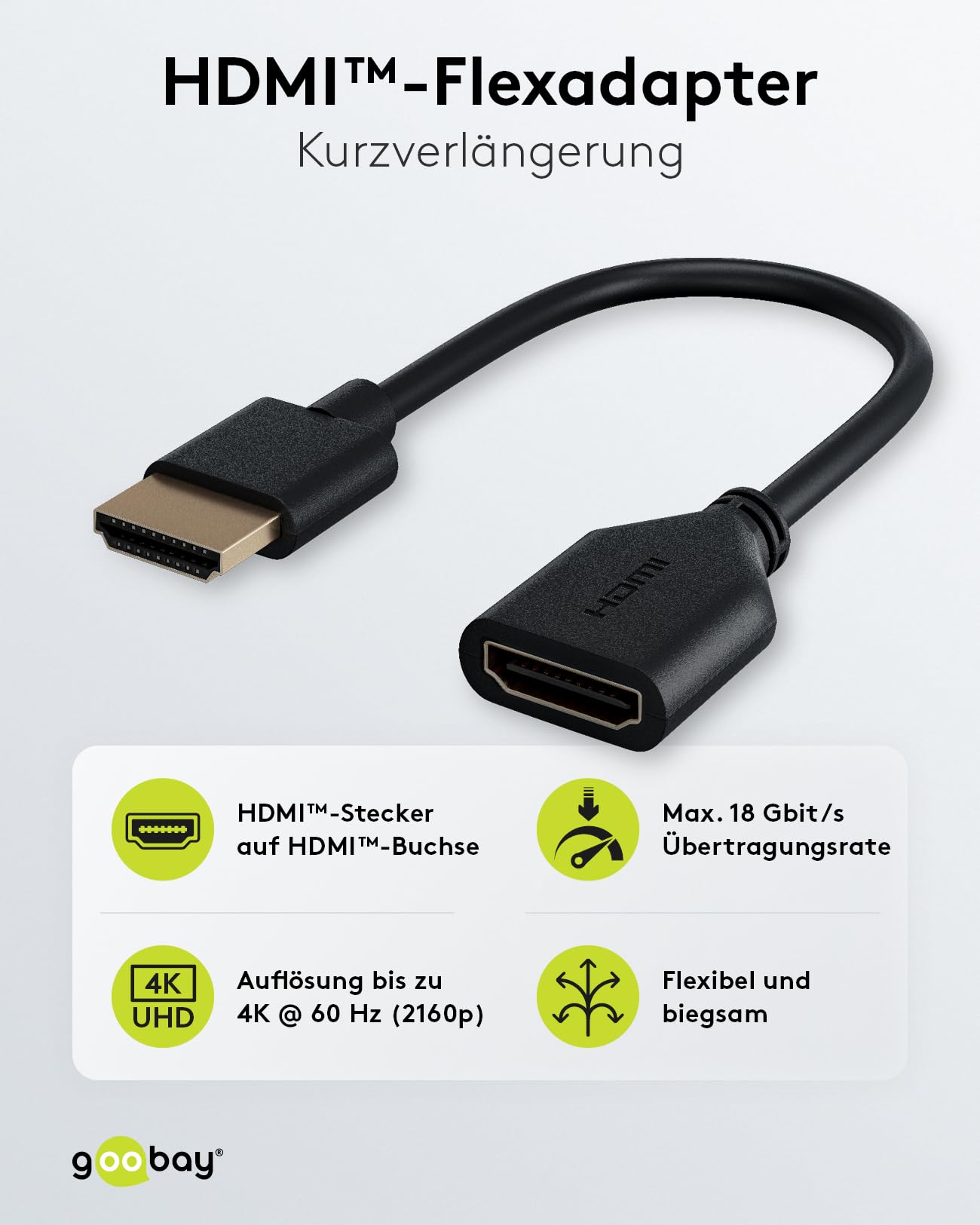 goobay-audio-video-64824-hdmi-flexadapter-4k-10cm-schwarz image 2