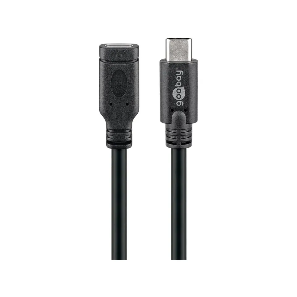 goobay-audio-video-usb-c-verl-ngerung-1m-usb-3-2-5-gbit-s image 1