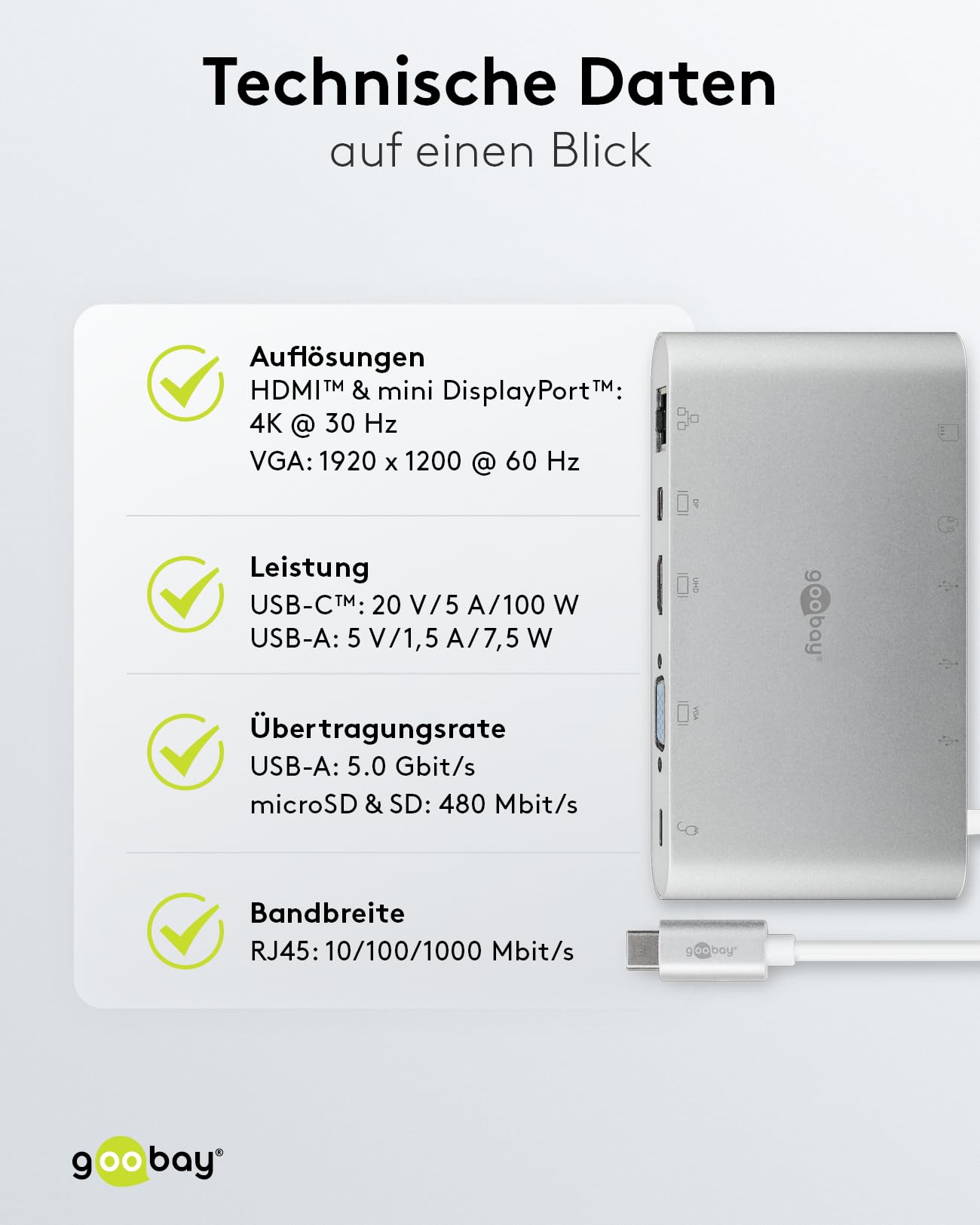 goobay-notebook-pc-62113-usb-c-hub-11-ports-hdmi-4k image 5