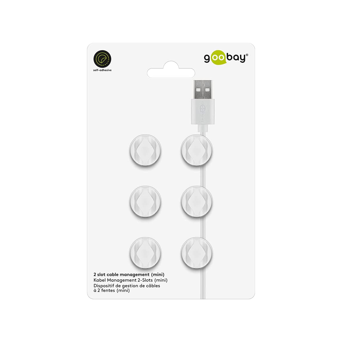 goobay-70364-kabelhalter-wei-6er-set-mini image 7
