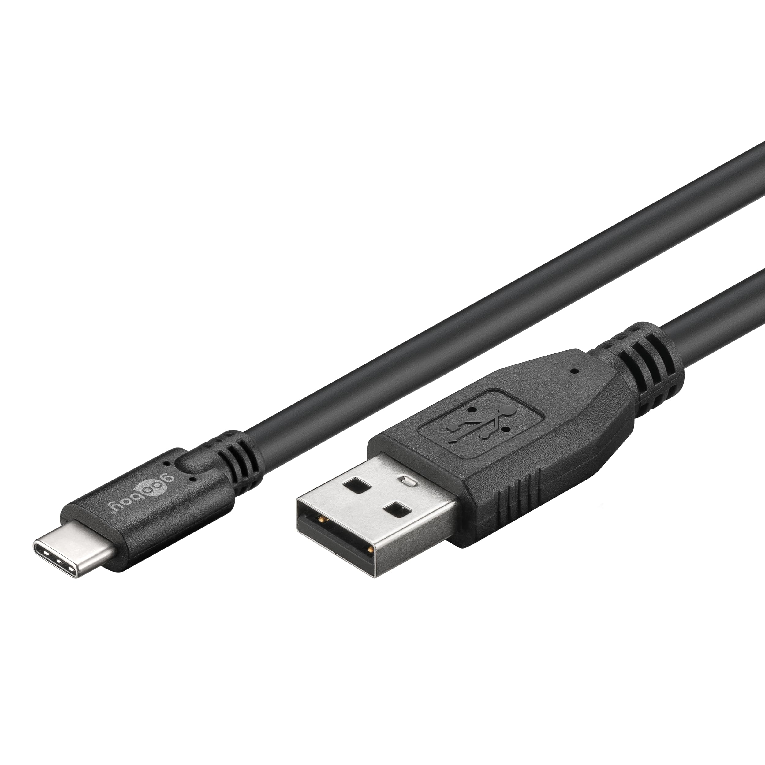 goobay-mobility-55466-usb-a-c-kabel-1m-3a-schwarz image 1