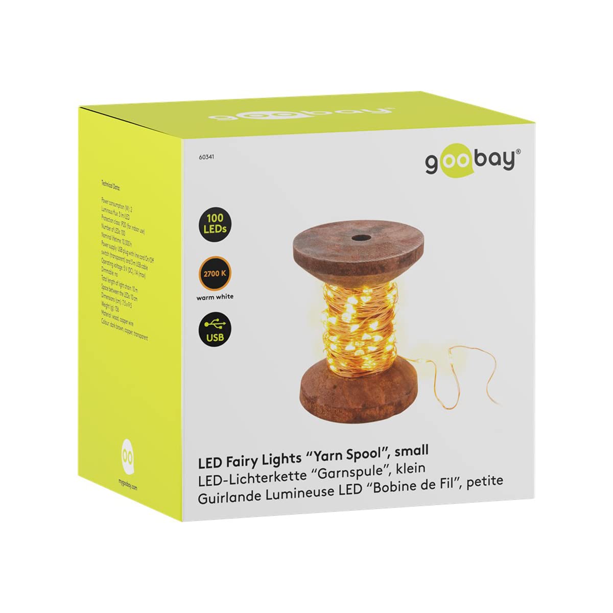 goobay-power-led-lichterkette-garnspule-10m-warmwei-holz image 4