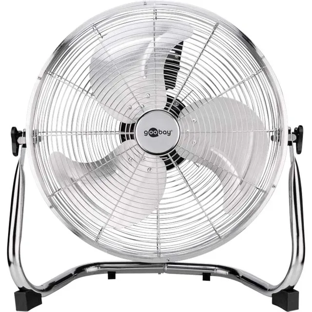 goobay-power-39510-retro-bodenventilator-metall-16-zoll-silber image 1