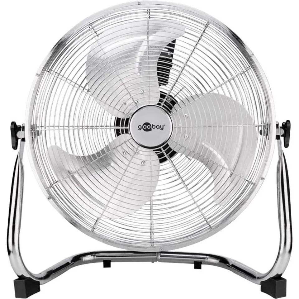 goobay-power-39510-retro-bodenventilator-metall-16-zoll-silber image 1