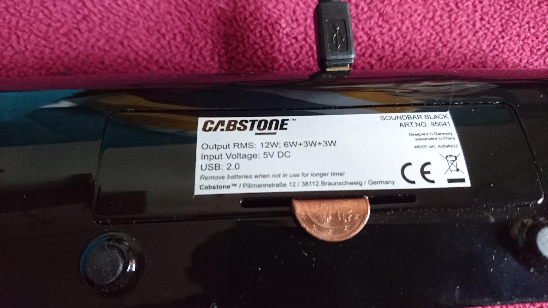 Über USB laut