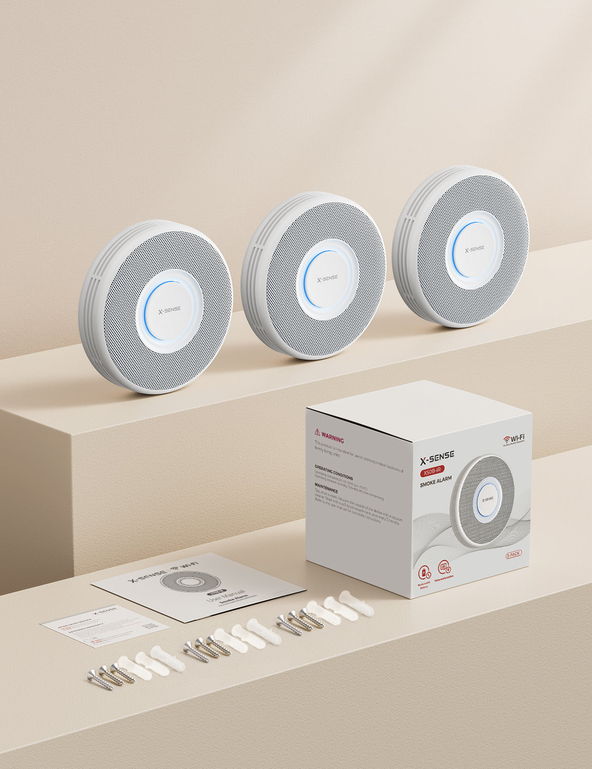 x-sense-xs0b-ir-rauchmelder-wlan-1-st-ck-mit-sprachalarm image 7