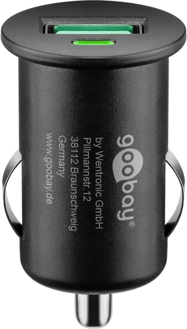 goobay-mobility-usb-auto-ladeger-t-18w-quick-charge-12-24v image 1