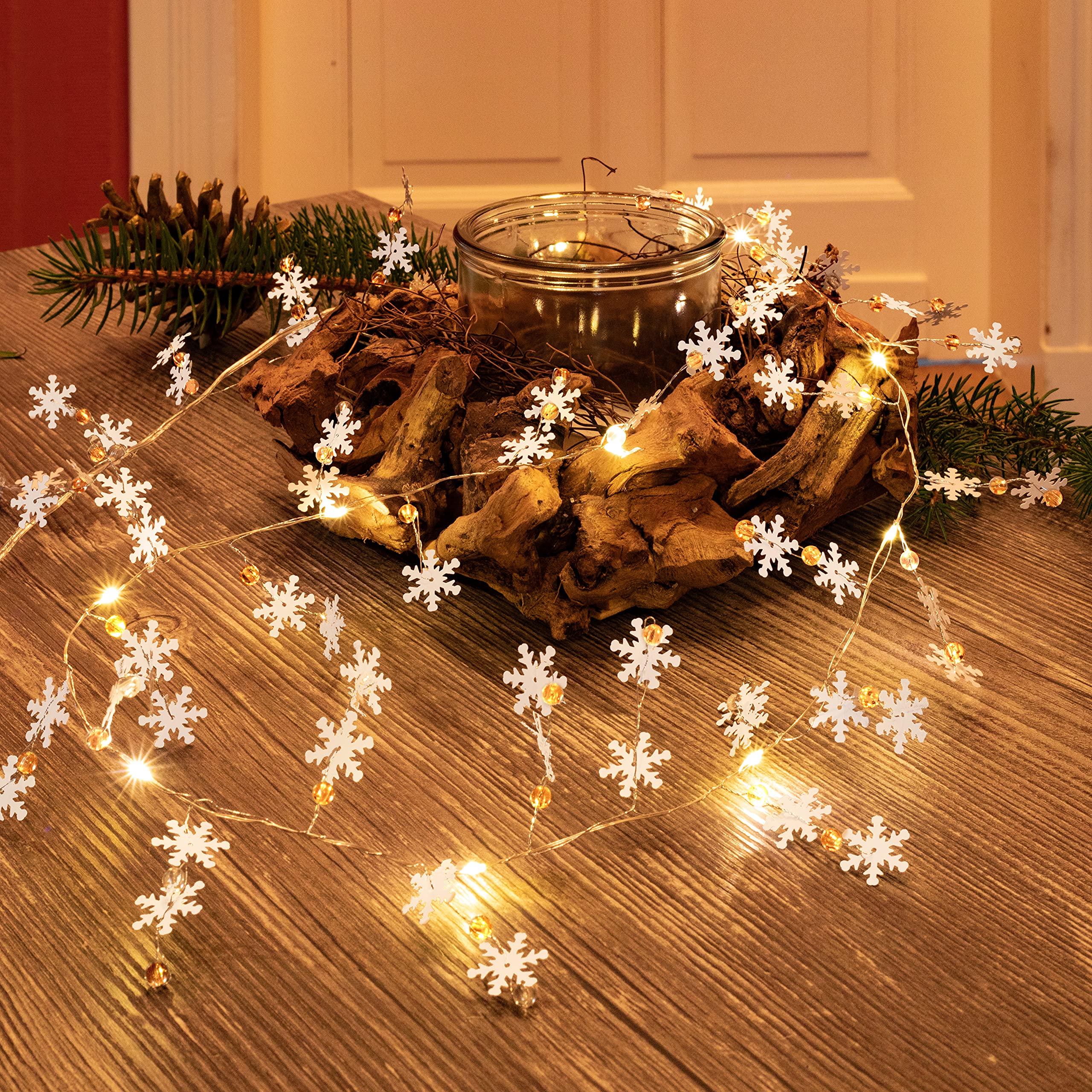 goobay-power-led-lichterkette-schneeflocken-10-leds-warmwei image 7