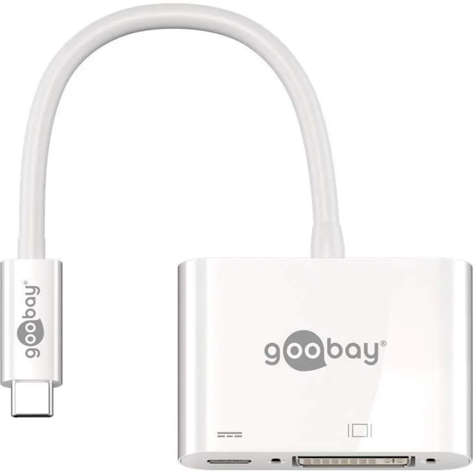 goobay-62108-usb-c-auf-dvi-adapter-wei-1080p-60w image 1