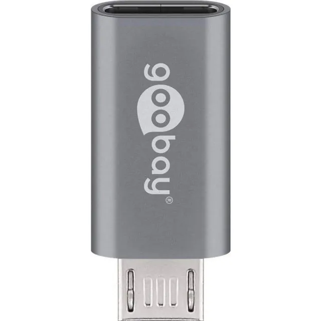 goobay-audio-video-usb-adapter-usb-c-micro-usb-grau-55553 image 1