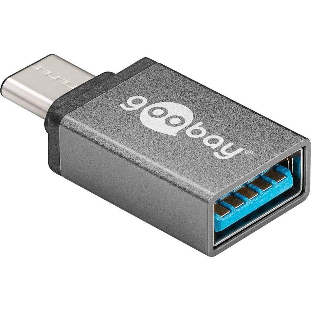 goobay-usb-c-auf-usb-a-adapter-grau-5-gbit-s-otg image 1