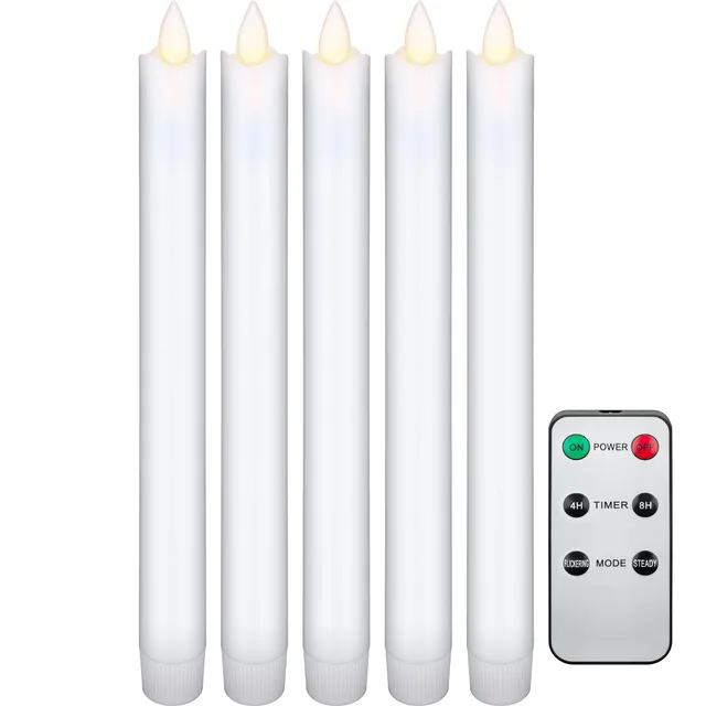 goobay-power-49867-led-stabkerzen-5er-set-wei-timer image 1
