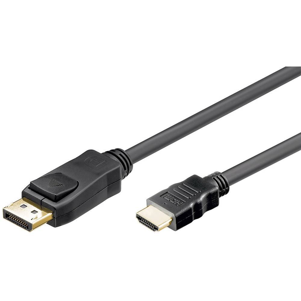 goobay-51957-displayport-hdmi-kabel-2m-4k-vergoldet image 1
