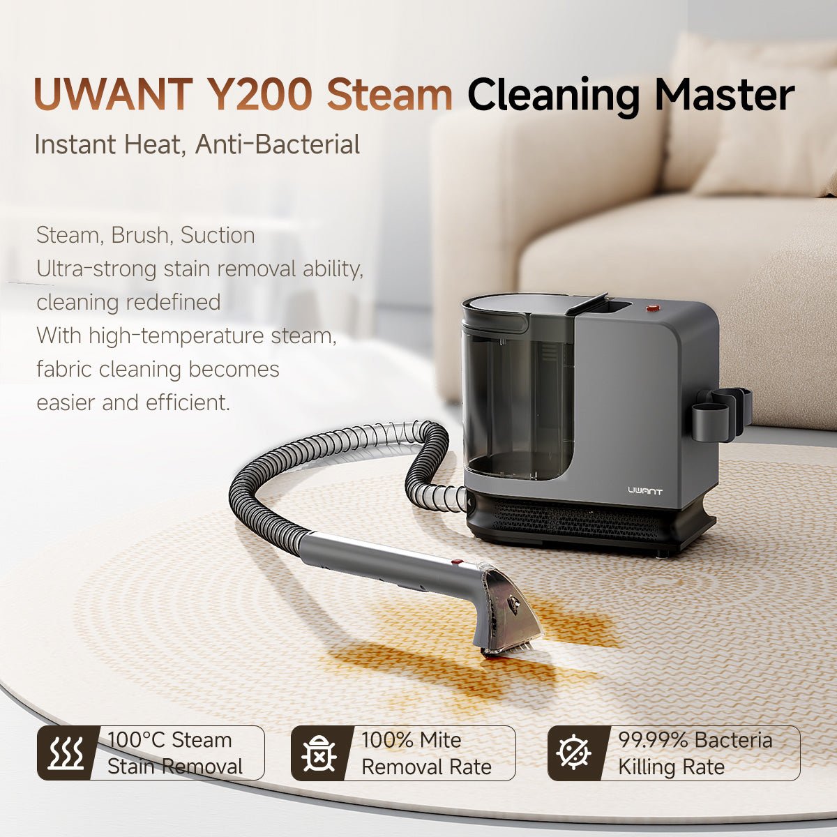 uwant-y200-teppichreiniger-waschsauger-18000pa-selbstreinigung image 2