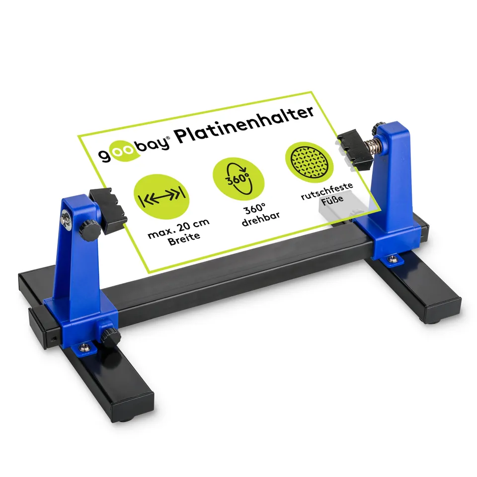 goobay-workshop-leiterplattenhalter-360-schwarz-standard image 1
