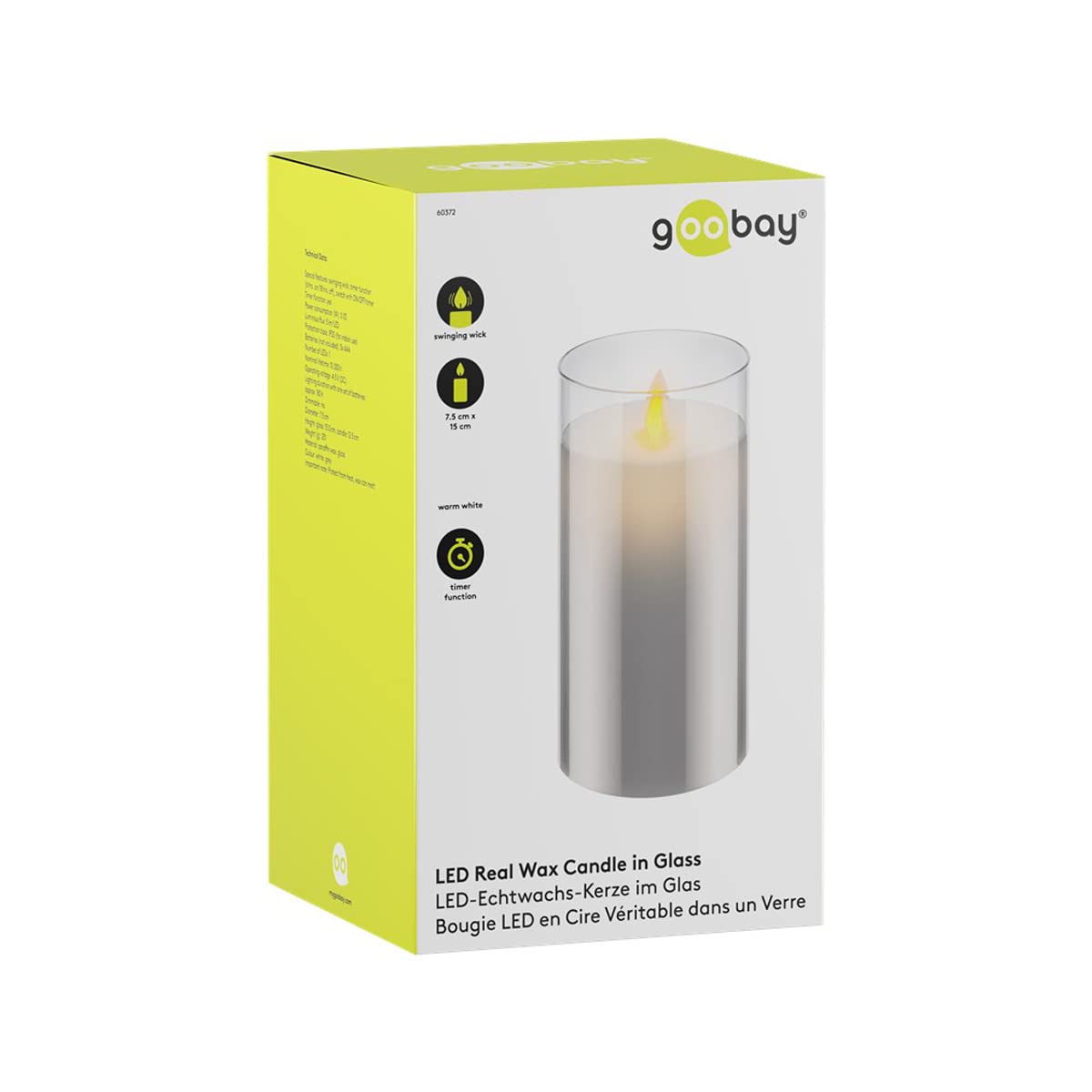 goobay-power-led-echtwachskerze-glas-15-cm-grau-mit-timer image 6