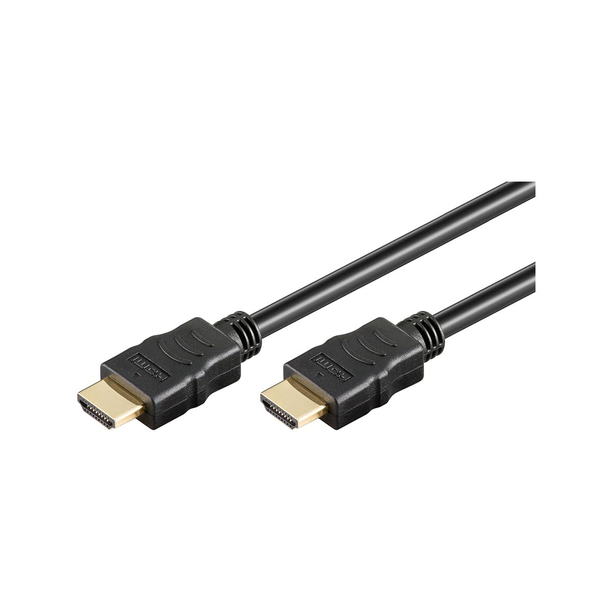 goobay-60620-hdmi-kabel-1m-18-gbit-s-schwarz-4k-hdr image 1