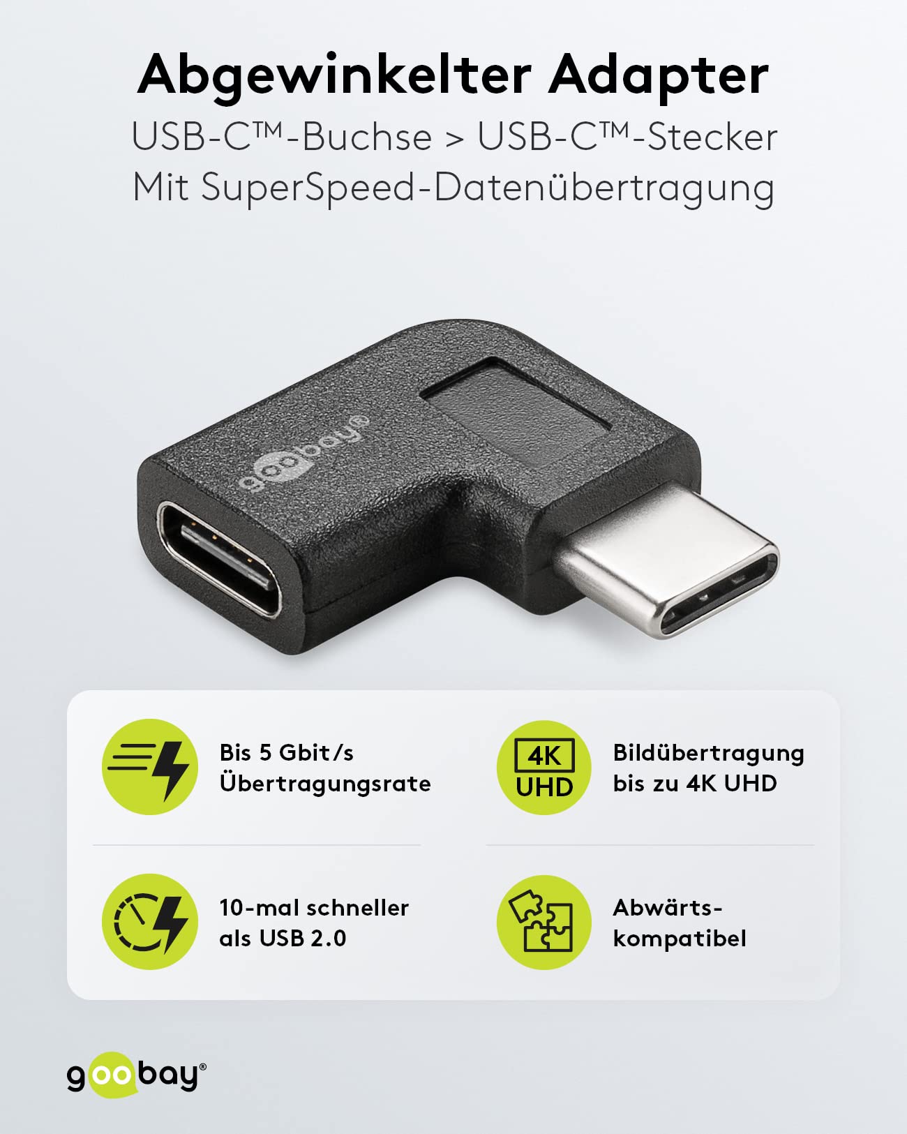 goobay-mobility-usb-c-winkeladapter-90-5gbit-s-schwarz image 2