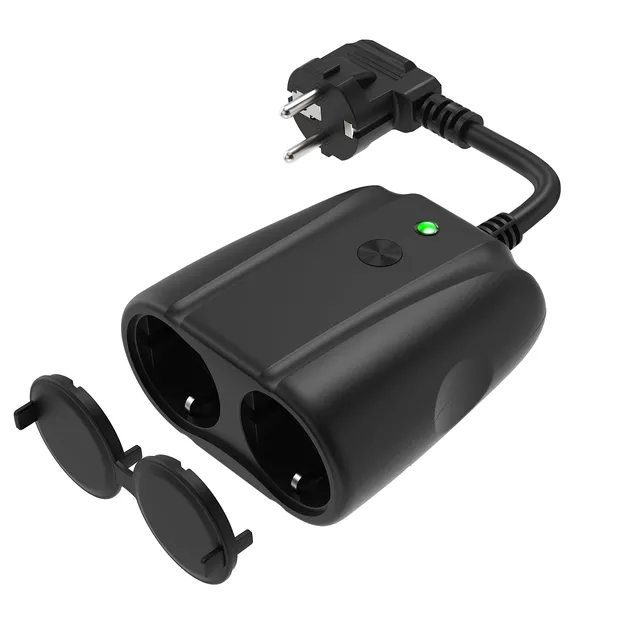 lupus-2-kanal-outdoorsteckdose-zigbee-3-0-funksteckdose-wetterfest image 1